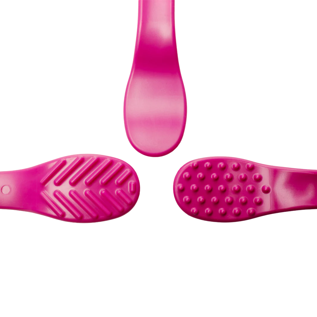 Boîte de TalkTools® Cuillères plates texturées Magenta Flatty