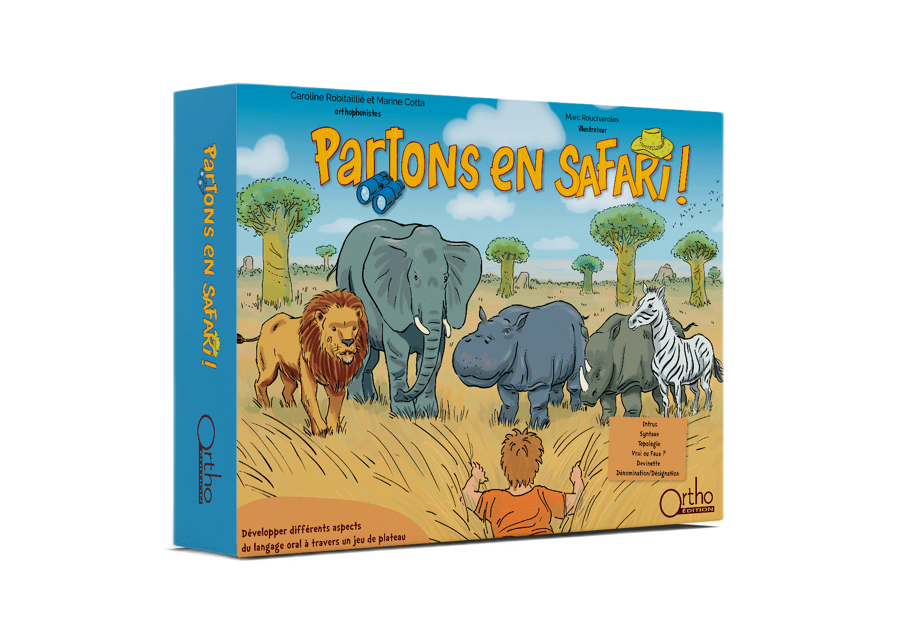 Boîte de Partons en safari