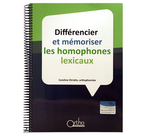 Boîte de Différencier et mémoriser les homophones lexicaux