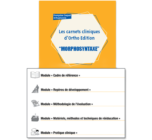 Boîte de Morphosyntaxe (Les carnets cliniques d’Ortho Edition)