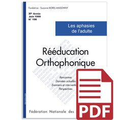 N°198 -  Les aphasies de l'adulte (pdf)