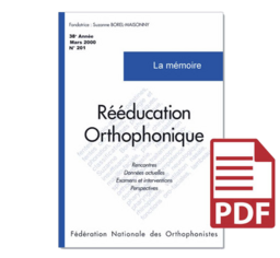 N°201 - La mémoire (pdf)