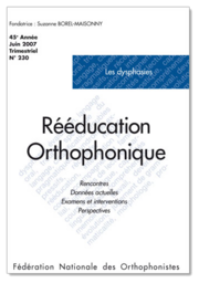 N°230 - Les Dysphasies (pdf)