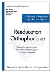 N°232 - L'absence d'expression verbale chez l'enfant (pdf)