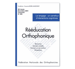N°208 - Le langage : un carrefour d'interactions cognitives (pdf)