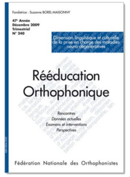 N°240 - Dimension linguistique et culturelle de la prise en charge des maladies neuro-dégénératives (pdf)