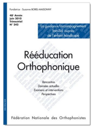 N°242 - La guidance / accompagnement familiale auprès de l'enfant handicapé (pdf)