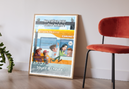 Affiche A3 - Ne ratez pas votre train !