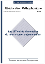 N°296 - Les difficultés alimentaires du nourrisson et du jeune enfant