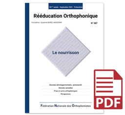 N°287 - Le nourrisson (pdf)