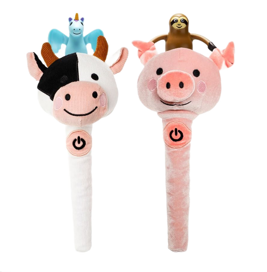 Boîte de TalkTools® Jigglers Vache et Cochon